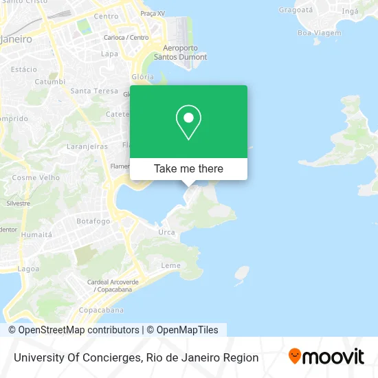 University Of Concierges map
