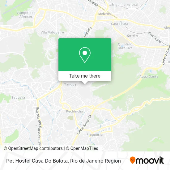 Pet Hostel Casa Do Bolota map