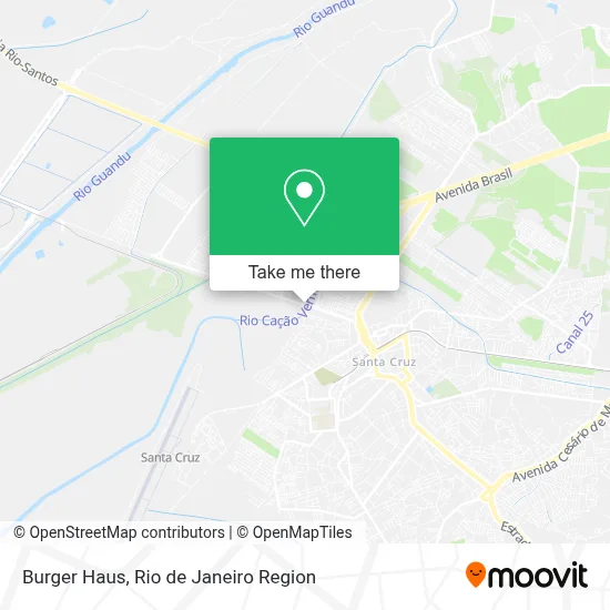 Burger Haus map