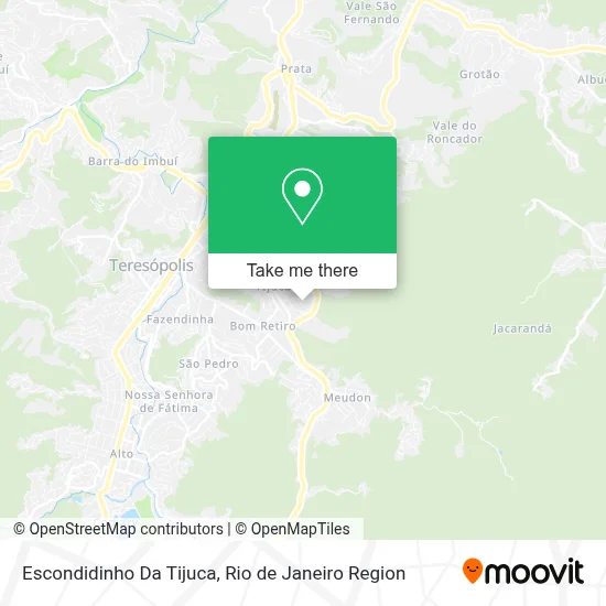 Escondidinho Da Tijuca map
