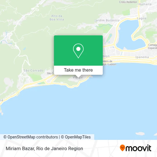 Miriam Bazar map
