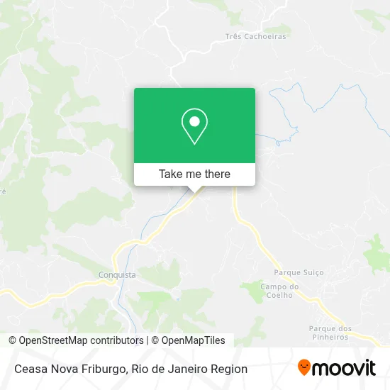 Ceasa Nova Friburgo map