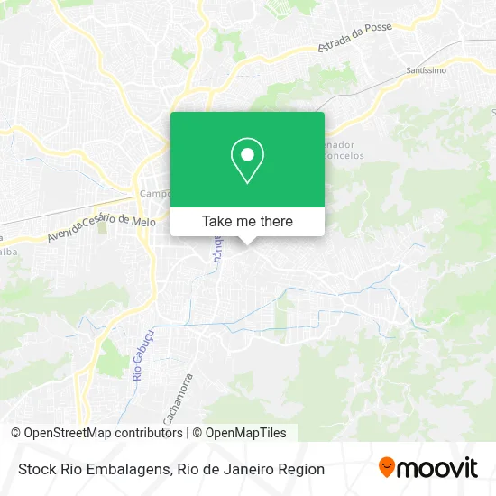 Stock Rio Embalagens map