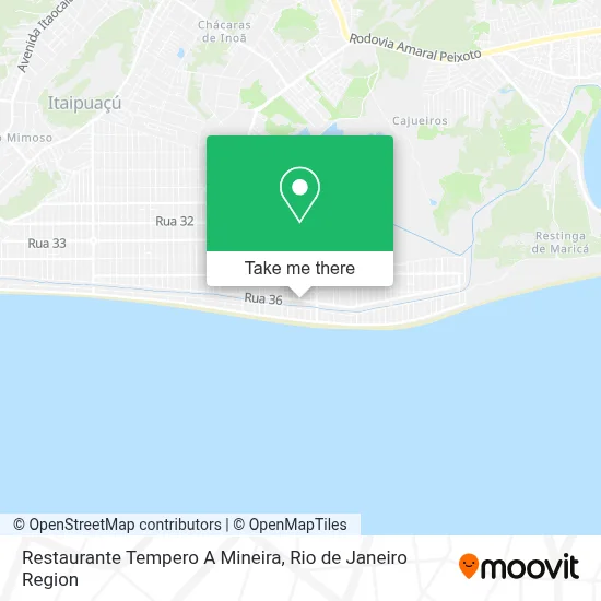 Restaurante Tempero A Mineira map