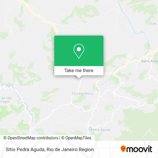 Sitio Pedra Aguda map
