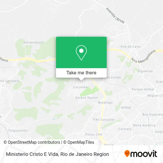 Ministerio Cristo E Vida map