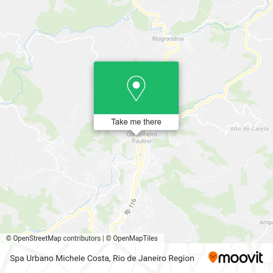 Spa Urbano Michele Costa map