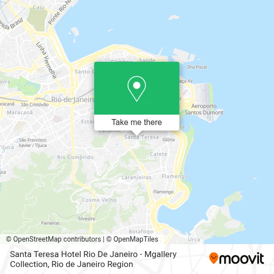 Santa Teresa Hotel Rio De Janeiro - Mgallery Collection map