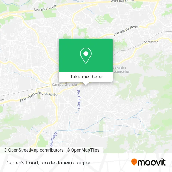 Carlen's Food map