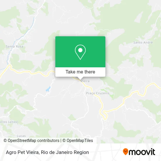 Agro Pet Vieira map