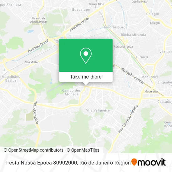 Festa Nossa Epoca 80902000 map
