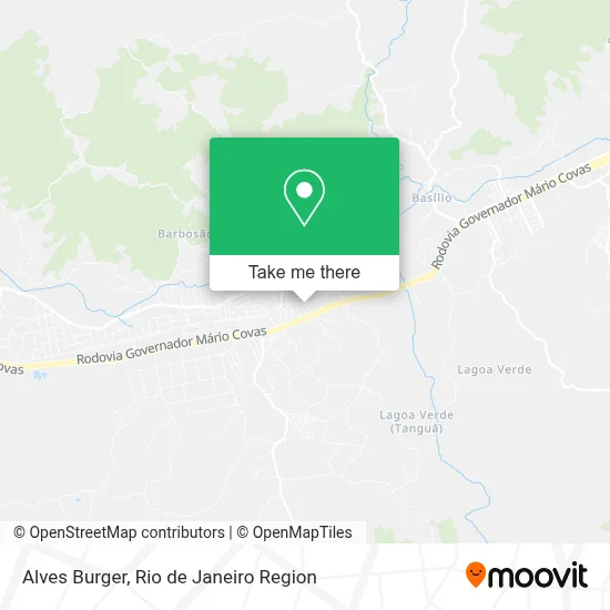 Alves Burger map