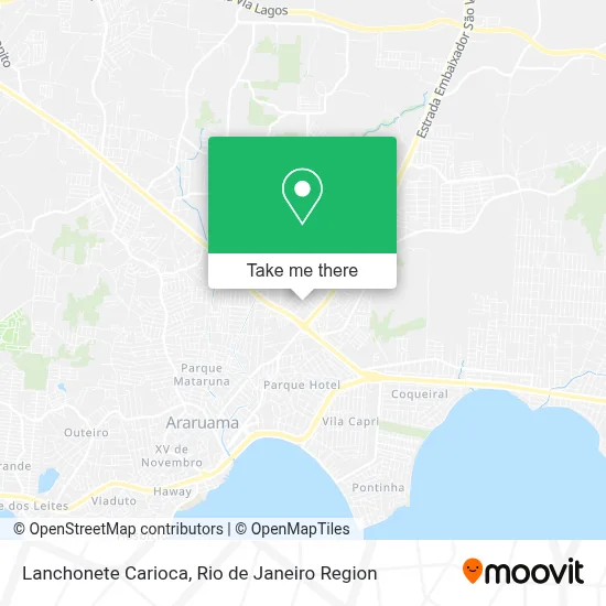Lanchonete Carioca map
