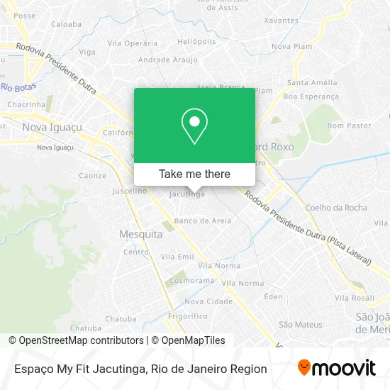 Espaço My Fit Jacutinga map