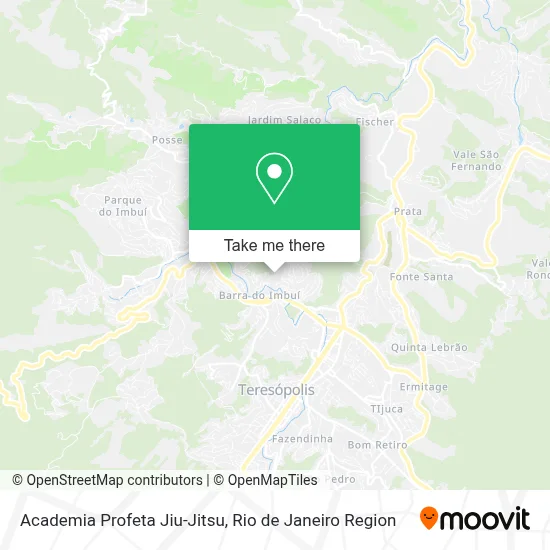 Academia Profeta Jiu-Jitsu map