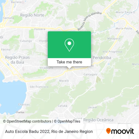 Auto Escola Badu 2022 map