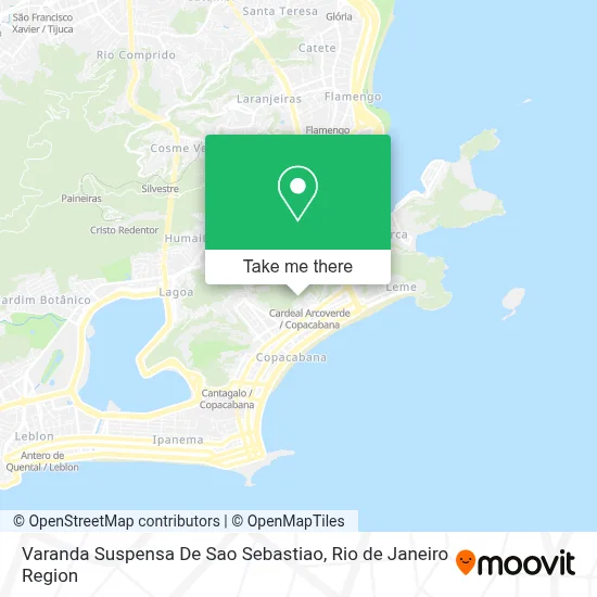 Varanda Suspensa De Sao Sebastiao map