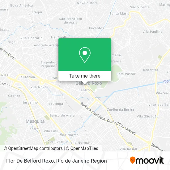Flor De Belford Roxo map