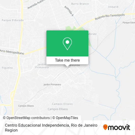 Centro Educacional Independencia map