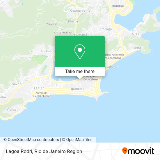 Lagoa Rodri map