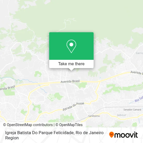 Igreja Batista Do Parque Felicidade map