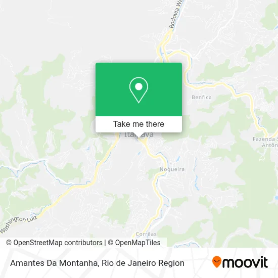 Amantes Da Montanha map