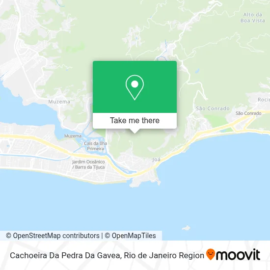 Cachoeira Da Pedra Da Gavea map