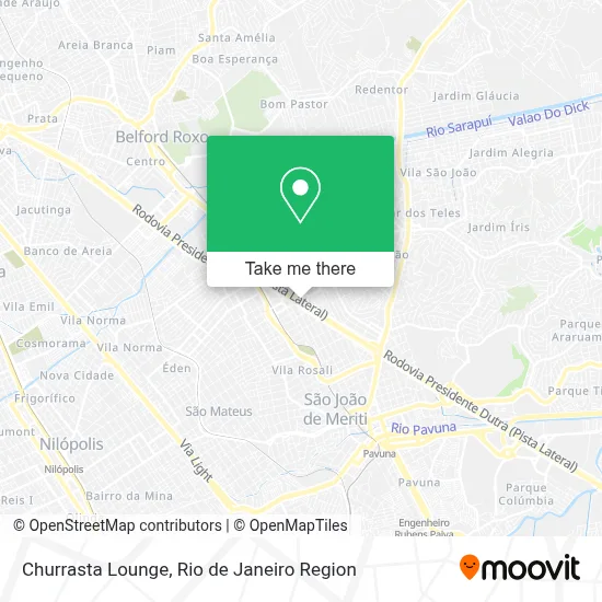 Churrasta Lounge map