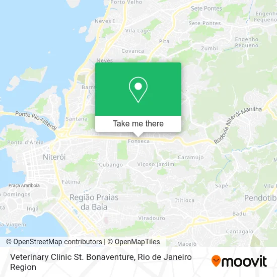 Veterinary Clinic St. Bonaventure map