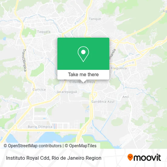 Instituto Royal Cdd map