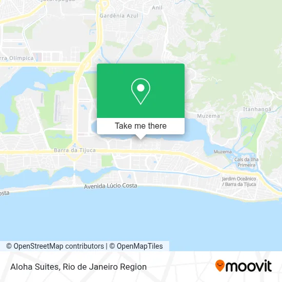 Aloha Suites map
