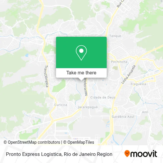 Pronto Express Logistica map