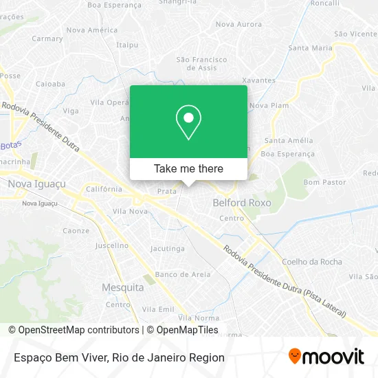 Espaço Bem Viver map