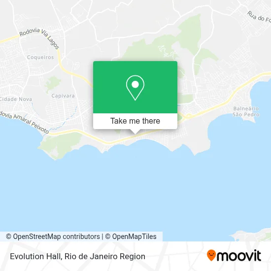 Evolution Hall map
