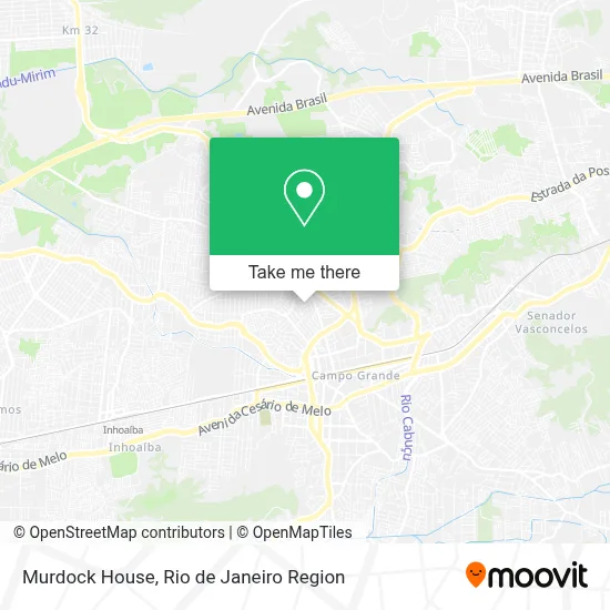 Murdock House map