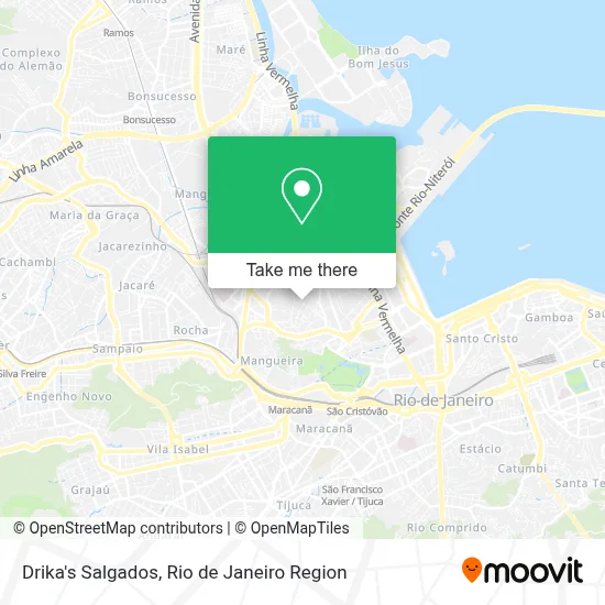 Drika's Salgados map