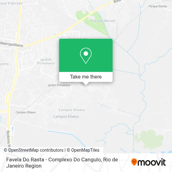 Favela Do Rasta - Complexo Do Cangulo map