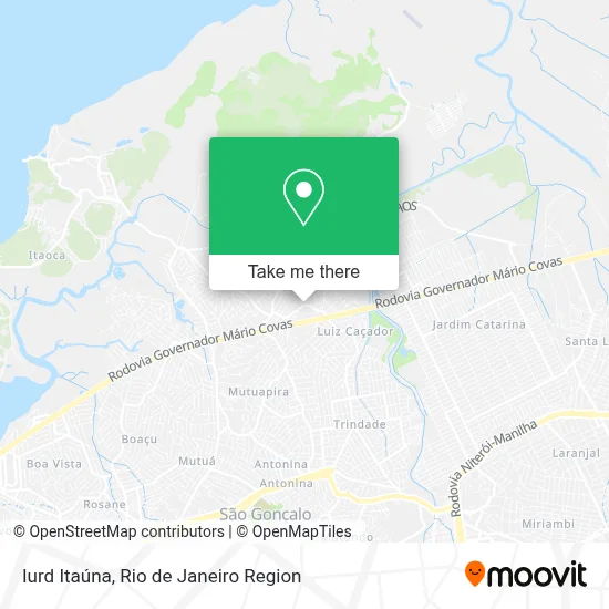 Iurd Itaúna map