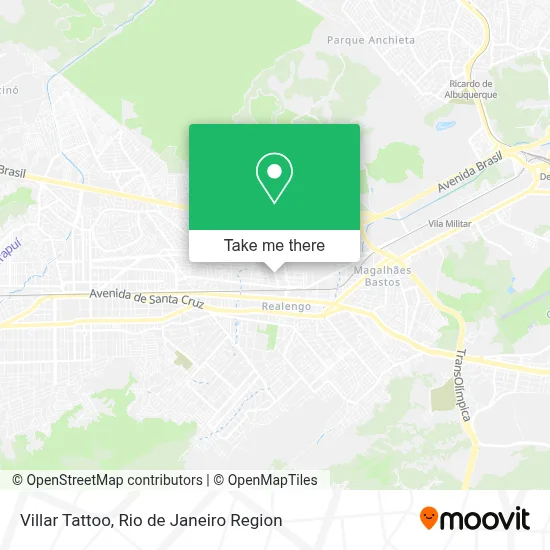 Villar Tattoo map