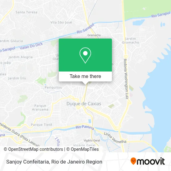 Sanjoy Confeitaria map