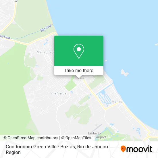 Condominio Green Ville - Buzios map