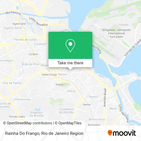 Rainha Do Frango map