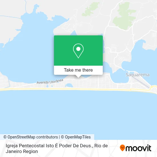 Igreja Pentecostal Isto É Poder De Deus. map