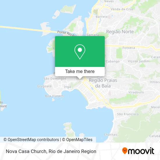 Nova Casa Church map