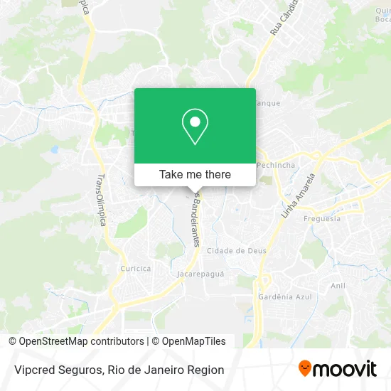Vipcred Seguros map