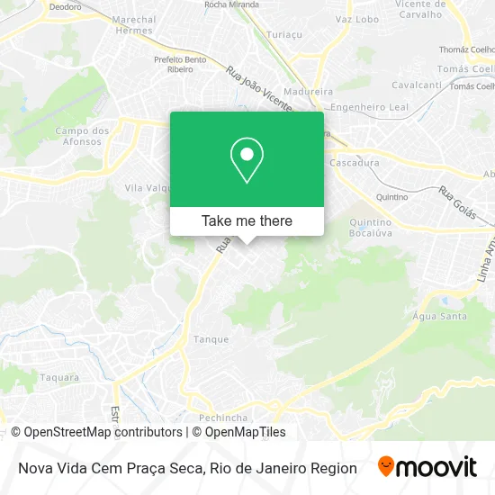 Nova Vida Cem Praça Seca map