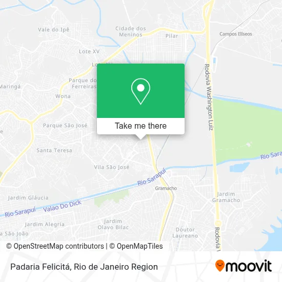 Padaria Felicitá map