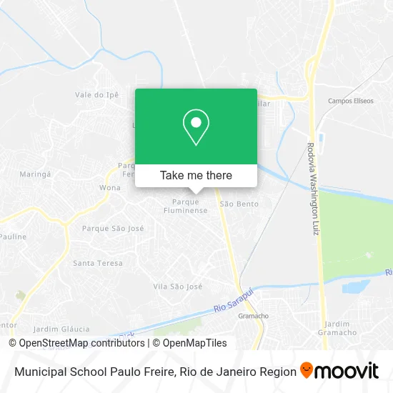 Municipal School Paulo Freire map
