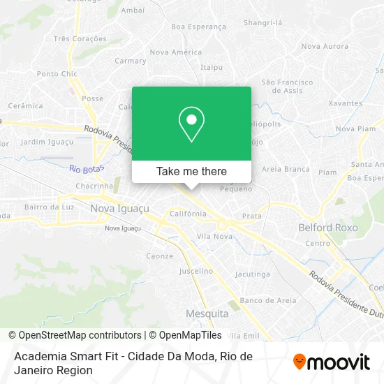 Academia Smart Fit - Cidade Da Moda map
