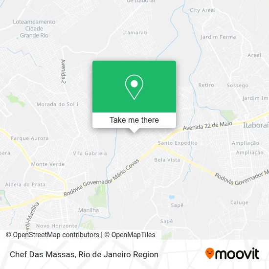 Chef Das Massas map